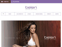 Tablet Screenshot of belenintima.com.ar